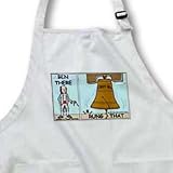 Londons Times Famous People Places Books Cartoons - Ben Franklin and the Liberty Bell - Aprons