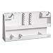 TrippNT 50664 PVC Plastic White Personal Bench Top HPLC Supplies Organizer, 24" Width x 12" Height x 6" Depth