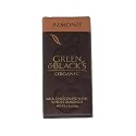Green & Black's Organic Milk Chocolate Bar, with Whole Almonds, 3.5-Ounce Bars (Pack of 10)