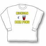 Michigan Beer Pong (2) Long Sleeve T-Shirt