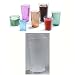 Carlisle 20 oz Crystalon Stack All Ribbed Texture Break-Resistant SAN Dishwasher Safe Tumbler / Color: Clear / Quantity: One Dozen (12)