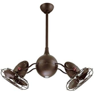 37 Acqua Textured Bronze Ceiling Fan