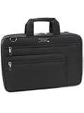 Kenneth Cole Business On The Double Top Zip 17" Laptop Case - Black