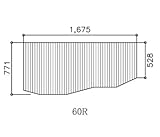 トクラス　バスルーム用巻きフタ（６０Ｒ）　【BFPFTAA130A0】　浴室