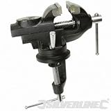 Silverline Table Vice,swivel Base,50mm