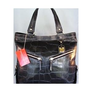 Dooney & Bourke Sara Embossed Leather Croc Tote Bag