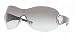 VERSACE 4162 B VE4162B GB1/11 GB111 SHINY BLACK PLASTIC GRAY GRADIENT LENS SHIELD SUNGLASSES SHADES