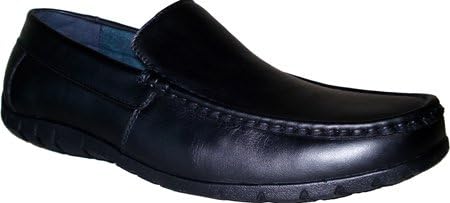 Tansmith Men's Moccassin 5940,Black,US 12 M