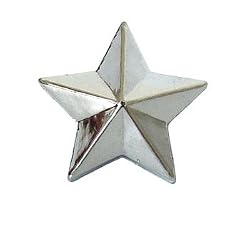 Trik Topz Stars Valve Caps " Chrome