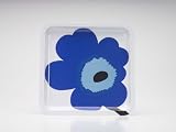 ZAK DESIGNS MARIMEKKO UNIKKO BLUE SQAURE DINNER PLATE 26CM 6pc