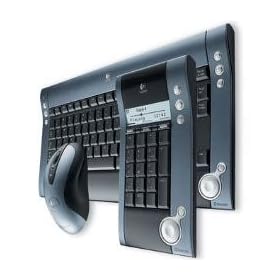 Logitech diNovo Media Desktop 2.0 Keyboard, keypad - wireless - Bluetooth - mouse - USB / PS/2 wireless receiver - English