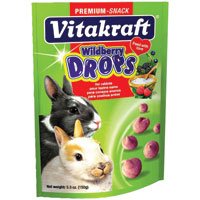 Vitakraft Wildberry Drops for Rabbits, 5.3 oz. 