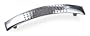Laurey 59126 Cabinet Hardware 96MM Pull, Geo Design, Polished Chrome
