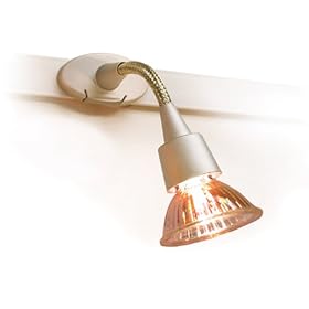 LitesNow Valo Instant Track Do-it-Yourself 3 Fixture Hardwire Track Lighting Kit, Silver
