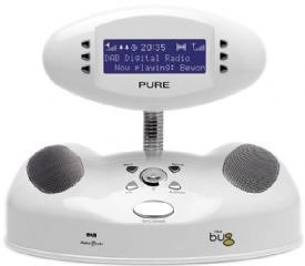 Childrens Toyshop  Electronics : Pure Digital "the bug" DAB Digital Clock Radio with 128MB SD Card - Graphite