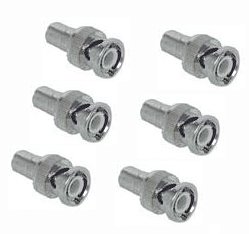 Q See QSRCBN6 6 Pack RCA BNC Connectors