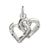 Reversible Interwoven Hearts Charm
