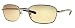 FUNK Sonnenbrille STRAIGHT, silber, hellbraune Gläser