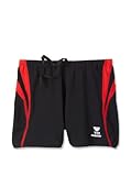 TYR Sport Boys' Alliance Durafast Splice Square Leg Swim Suit,Black/Red,24