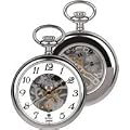 Montre de Poche Royal London en Acier Inoxydable avec Fen�tre M�canique Visible
