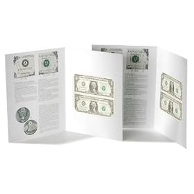 Series 2003 & 2006 $1 Federal Reserve Notes (Two Count Uncut Sheet) CU