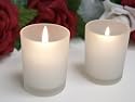 Frosted Votive Candle Holders-dz/pk - great for wedding favor, gift, home decor