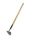 Bully Tools 92349 4-3/4-Inch Wide Warren Hoe with Steel Blade and Ash Handle
