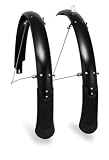 Planet Bike 7027-5 Full ATB Cascadia Mudflaps (Black, 60-mm width/130-mm)