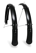 Planet Bike 7027-5 Full ATB Cascadia Mudflaps (Black, 60-mm width/130-mm)