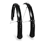 Planet Bike 7027-5 Full ATB Cascadia Mudflaps (Black, 60-mm width/130-mm)