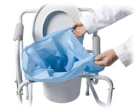 HealthPersonalCare: Sani Care Commode Bed Pan Liner