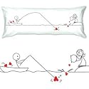 BoldLoft "Catch My Heart" Valentines Body Pillowcase-Cute Valentines Gifts,Valentines Pillowcases,Valentines Day Romantic Gifts,Unique Valentines Day Gifts