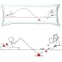 BoldLoft "Catch My Heart" Valentines Body Pillowcase-Cute Valentines Gifts,Valentines Pillowcases,Valentines Day Romantic Gifts,Unique Valentines Day Gifts