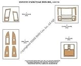 Infiniti FX45 Real Aluminum Dash Kit 03-04 - 12 pieces - Real Brushed Aluminum