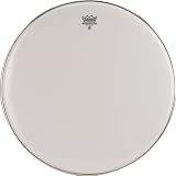 Remo Ambassador Smooth Bass Head w / Crimplock Collar, White 20 Inch - B001J70IKK