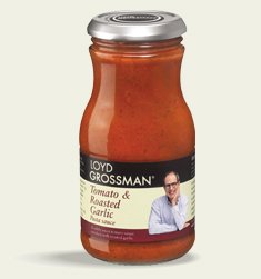 Loyd Grossman Tomato & Roasted Garlic Sauce 350g jar by Loyd Grossman