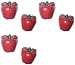 Kitchen & Housewares : 6 Red APPLE refrigerator MAGNETS COUNTRY Kitchen NEW