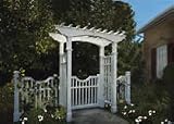Newport Arbor with Cape Cod Wings Gate & Trim Kit
