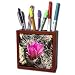 VWPics Flowers - Flower on Hedgehog Cactus also called Calico Cactus.Anza-Borrego Desert State Park, California - Tile Pen Holders-5 inch tile pen holder