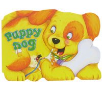 Childrens Toyshop  Toys : Brown Watson Puppy Dog Shaped Book
