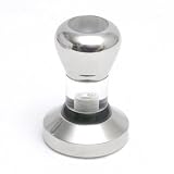 Clear Espresso Hand Tamper/ Coffee Tamp - 58mm - Acrylic & Stainless