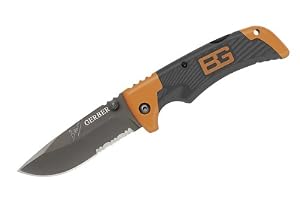 Gerber 31-000754 Bear Grylls Survival Series Scout, Drop Point Knife, Serrated from Gerber