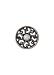 Brass Veda Doorbell in Pewter Finish