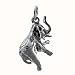 Sterling Silver Solid Charm Elephant