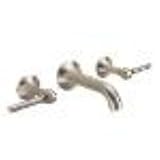 AXOR TERRANO WALL MOUNTED WIDESPREAD LAV SET LEVER HANDLE, 9 SPOUT