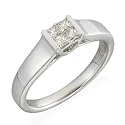 Eighteen Carat White Gold Diamond Cluster Ring
