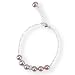 Six Degrees Cultured Pearl Silver Bracelet, Lavender
