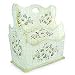 Cedar magazine rack, 'Daisy Garden' Image