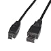 Firewire IEEE-1394 6 pin to 4 pin M/M iLink DV Cable 6ft (2m)