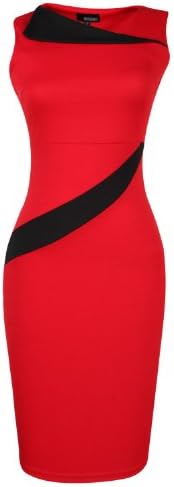 VANIUX Womens Celebrity Lace Splicing Evening Pencil Midi Bodycon Dress